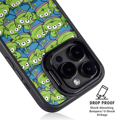 Disney Toy Story Alien Collage iPhone 16 Pro Kickstand Case